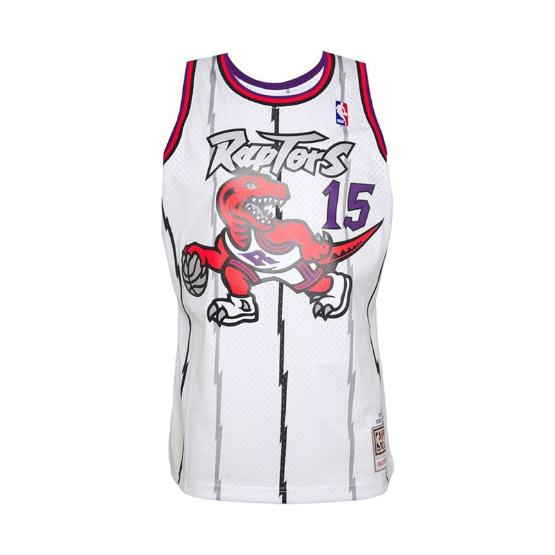 t-shirt de basket Mitchell & Ness Toronto Raptors Vince Carter Blanc