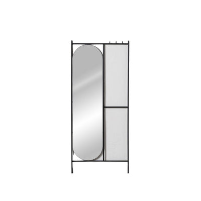 Staande kapstok Preto Ferro Espelho 70 x 4 x 160,5 cm