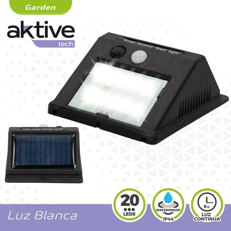 Solar light Aktive Plastic 9 x 12 x 5 cm (6 Units)