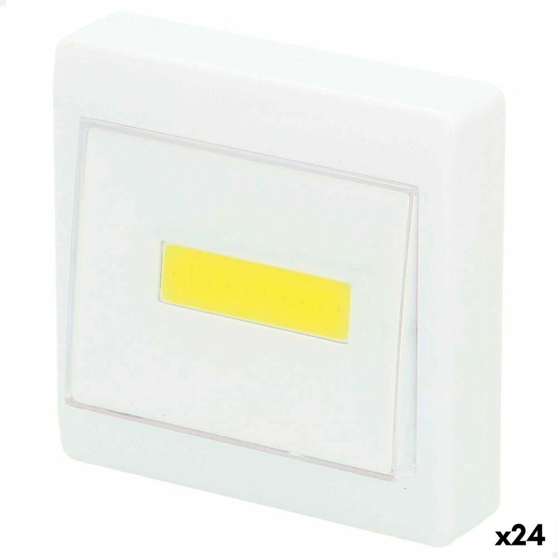 Interrupteur Aktive Blanc 8,5 x 8,5 x 3 cm (24 Unités)