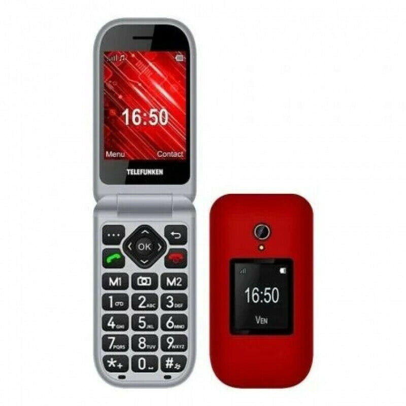 Telefone Móvel para Idosos Telefunken S460 16 GB 1,3" 2,8"
