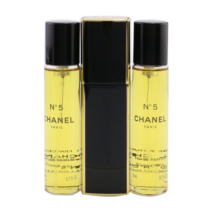 No.5 Eau De Parfum Purse Spray And 2 Refills - 3x20ml/0.7oz