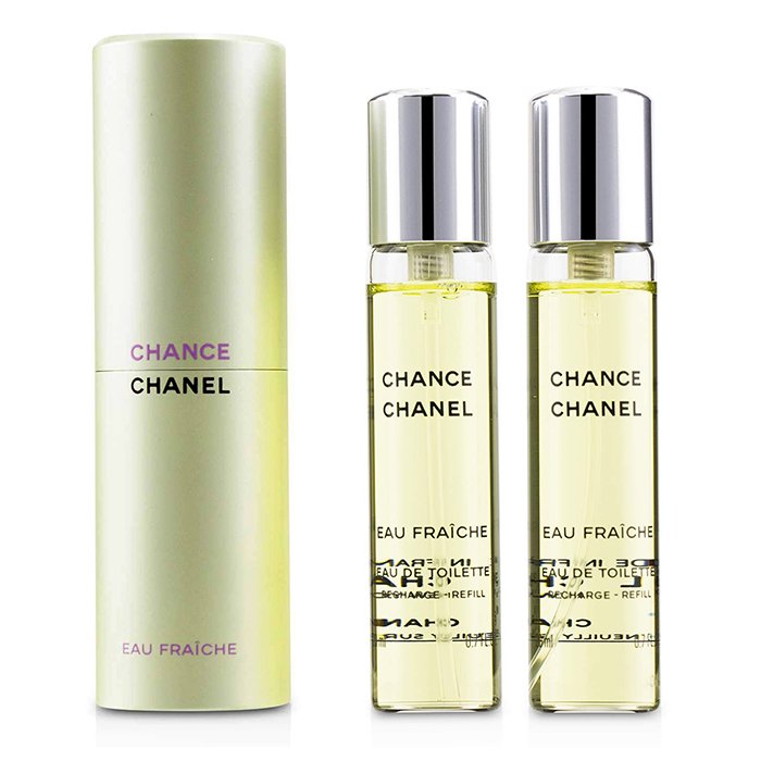 Chance Eau Fraiche Twist & Spray Eau De Toilette - 3x20ml/0.7oz