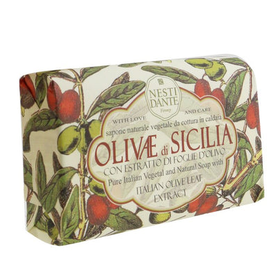 Natural Soap With Italian Olive Leaf Extract  - Olivae Di Sicilia - 150g/3.5oz