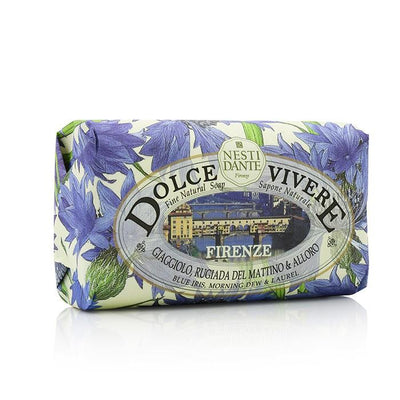 Dolce Vivere Fine Natural Soap - Firenze - Blue Iris, Morning Dew & Laurel - 250g/8.8oz