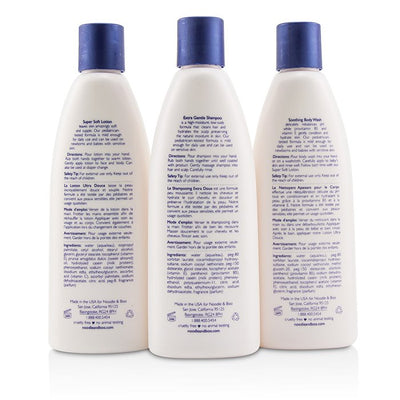 Starter Gift Set: Extra Gentle Shampoo 237ml/8oz + Soothing Body Wash 237ml/8oz + Super Soft Lotion 237ml/8oz - 3pc