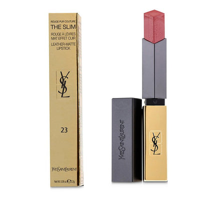 Rouge Pur Couture The Slim Leather Matte Lipstick - # 23 Mystery Red - 2.2g/0.08oz