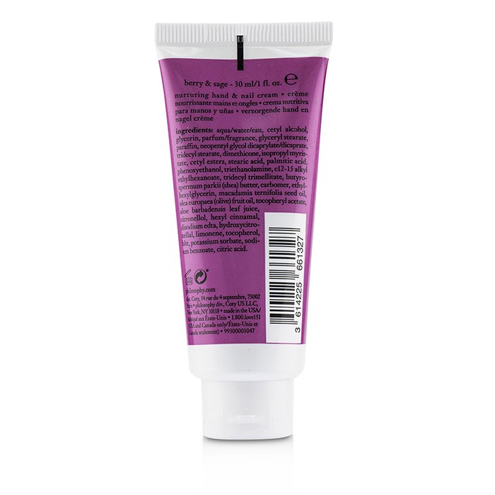 Hands Of Hope Nurturing Hand & Nail Cream - Berry & Sage - 30ml/1oz