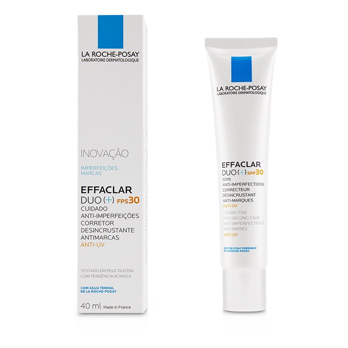 Effaclar Duo (+) Corrective Unclogging Care Anti-imperfections Anti-marks Spf 30 - 40ml/1.35oz