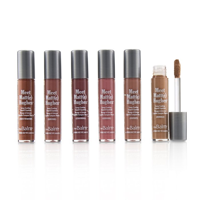 Meet Matt(e) Hughes 6 Mini Long Lasting Liquid Lipsticks Kit  - Nude - 6x1.2ml/0.04oz