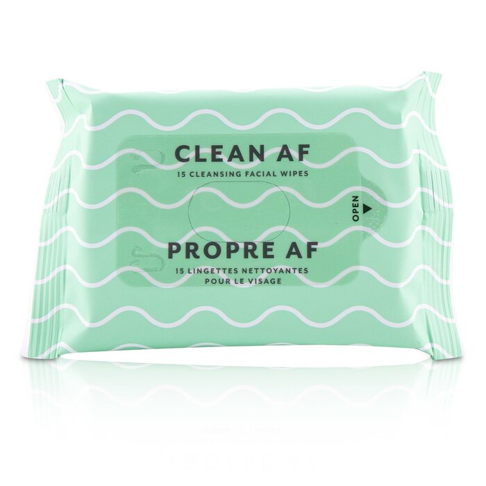 Clean Af On-the-go Refreshing Facial Cleansing Wipes - 4x15sheets