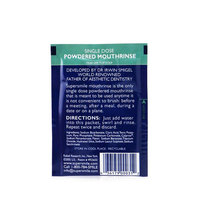 Single Dose Powdered Mouthrinse (no Alcohol/sugar) - 60x1.7g/0.06oz