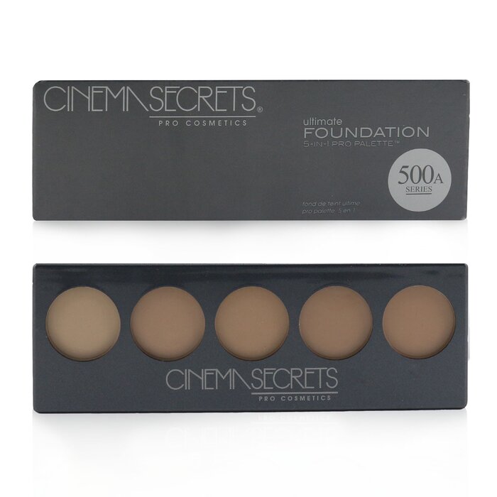 Ultimate Foundation 5 In 1 Pro Palette - # 500a Series (light To Medium Pink Beige Undertones) - 12.5g/0.44oz