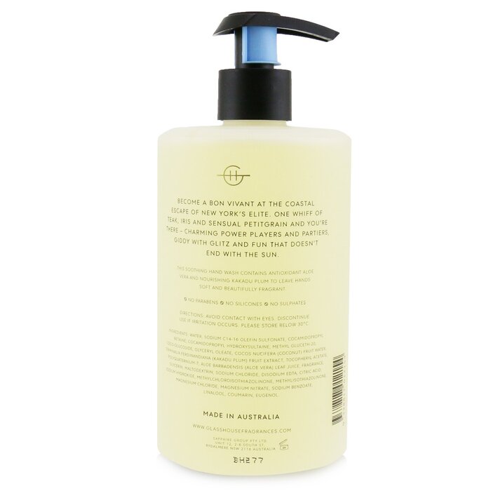 Hand Wash - The Hamptons (teak & Petitgrain) - 450ml/15.2oz