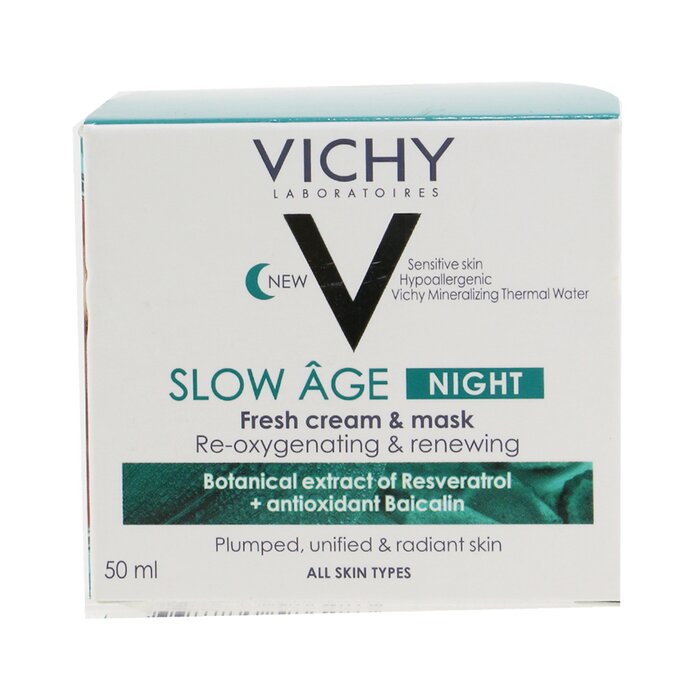 Slow Age Night Fresh Cream & Mask - Re-oxygenating & Renewing (for All Skin Types) - 50ml/1.69oz