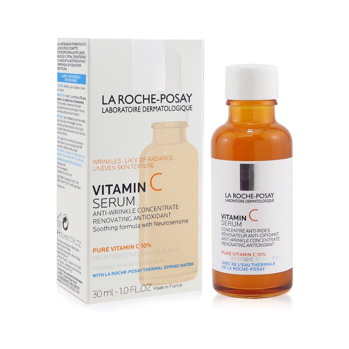 Vitamin C Serum - Anti-wrinkle Concentrate With Pure Vitamin C 10% - 30ml/1oz