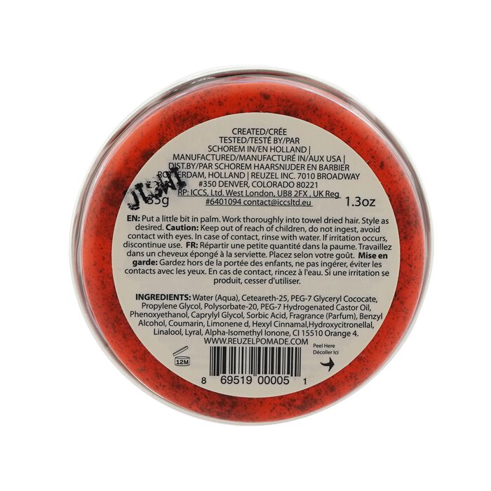 Red Pomade (water Soluble, High Sheen) - 35g/1.3oz