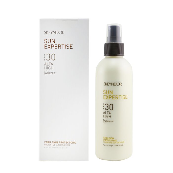 Sun Expertise Protective Face & Body Sun Emulsion Spf 30 (for All Skin Types & Water-resistant) - 200ml/6.8oz