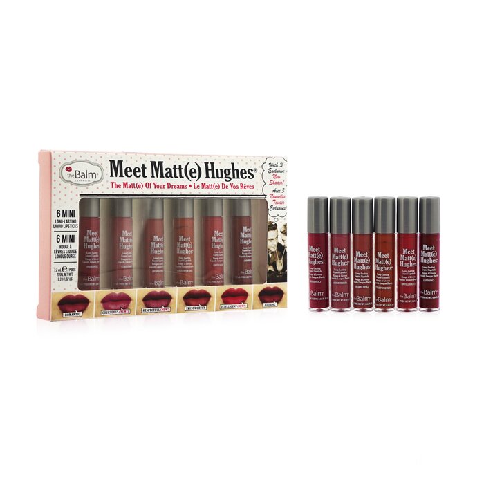 Meet Matt(e) Hughes 6 Mini Long Lasting Liquid Lipsticks Kit - Vol. 12 - 6x1.2ml/0.04oz