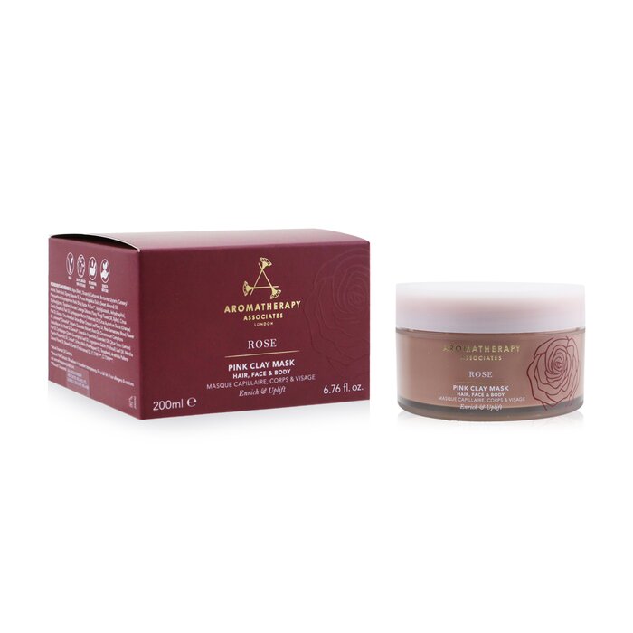 Rose - Pink Clay Mask (hair, Face & Body) - 200ml/6.76oz