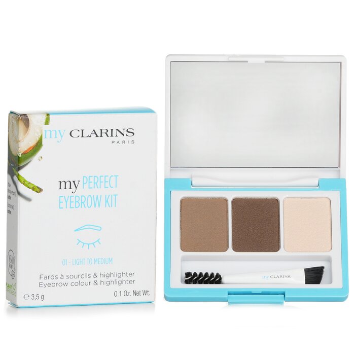 My Clarins Perfect Eyebrow Kit - # 01 Light To Medium - 3.5g/0.1oz