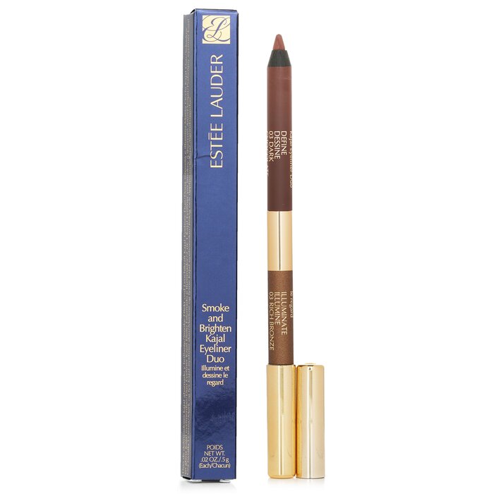 Smoke And Brighten Kajal Eyeliner Duo - # Dark Chocolate / Rich Bronze - 0.5g/0.02oz