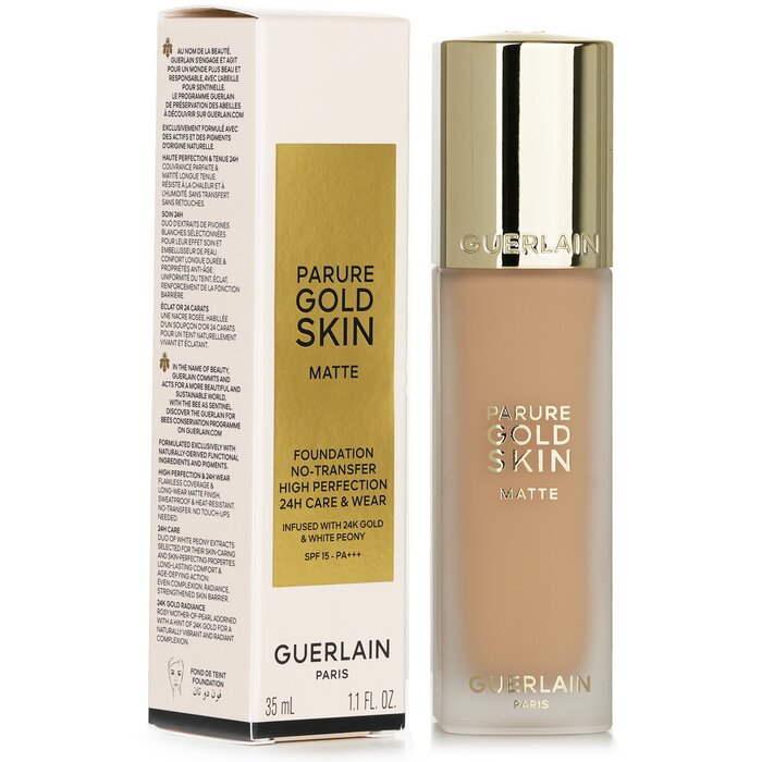 Parure Gold Skin Matte Foundation Spf15 - # 2w Warm - 35ml/1.1oz