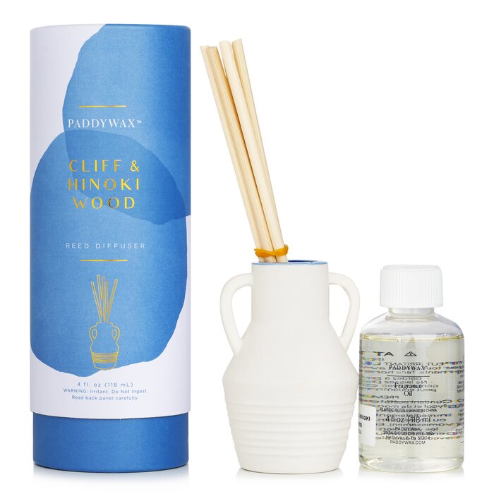 Santorini Reed Diffuser - Cliff & Hinoki Wood - 118ml/4oz