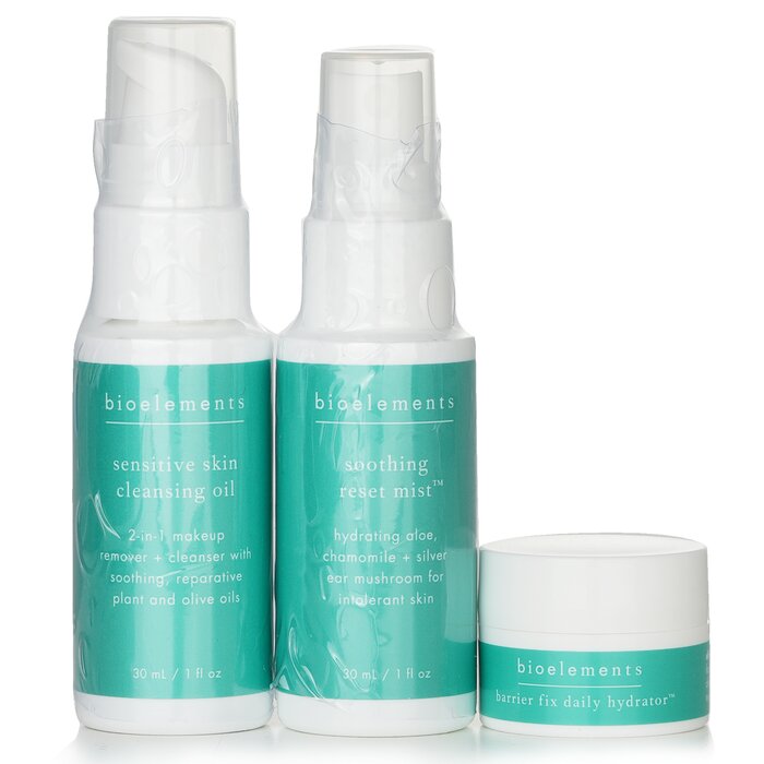 3-step Mini Starter Set : Sensitive Skin Cleansing Oil 30ml + Soothing Reset Mist 30ml + Barrier Fix Daily Hydrator 7.5ml - 3pcs