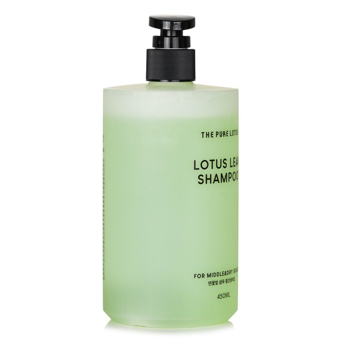 Lotus Leaf Shampoo - For Middle & Dry Scalp - 450ml