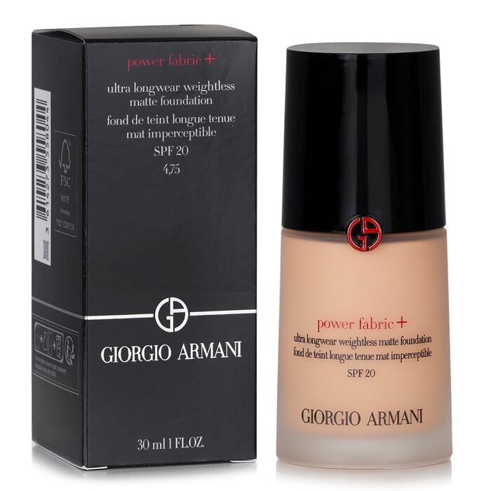 Power Fabric+ Ultra Longwear Weightless Matte Foundation Spf 20 - # 4.75 - 30ml/1oz