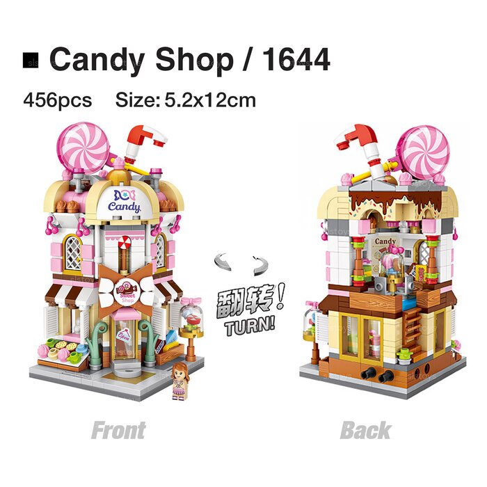 Loz Street Series - Candy Shop - 19.5x16.5x4.5cm