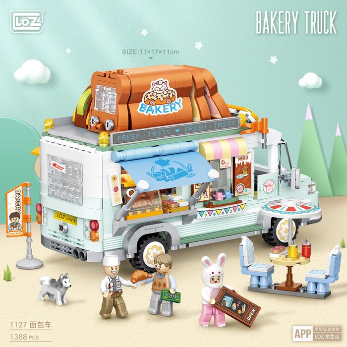 Loz Creator - Bread Van - 40 x 28 x 5cm