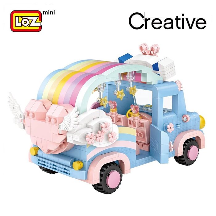 Loz Creator - Rainbow Car - 20 x 15 x 8cm