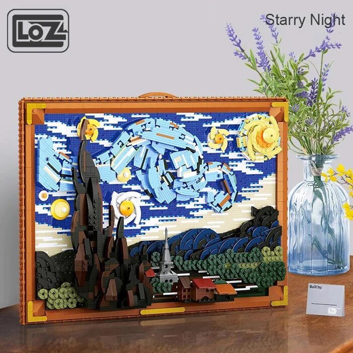 Loz Mini Blocks - Starry Night - 40 x 28 x 9.5cm