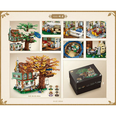 Loz Mini Blocks - Tree House - 41 x 28 x 11 cm