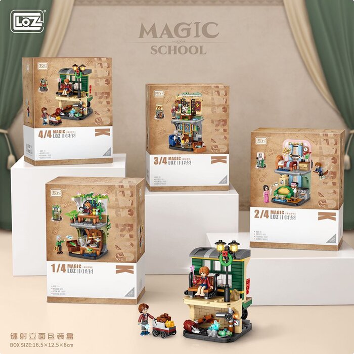 Loz Magic Academy Street Series - Magic Platform - 16.5x12.5x8cm