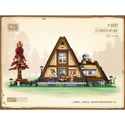 Loz Mini Blocks - Triangle Cabin - 40 x 28 x 9.5cm