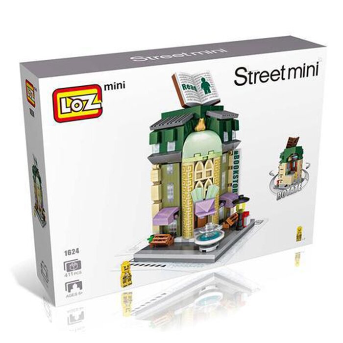 Loz Mini Blocks - Book Shop - 20 x 17 x 5 cm