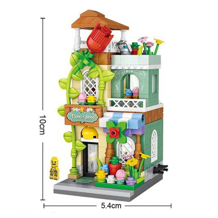 Loz Mini Blocks - Flower Shop - 20 x 17 x 5 cm