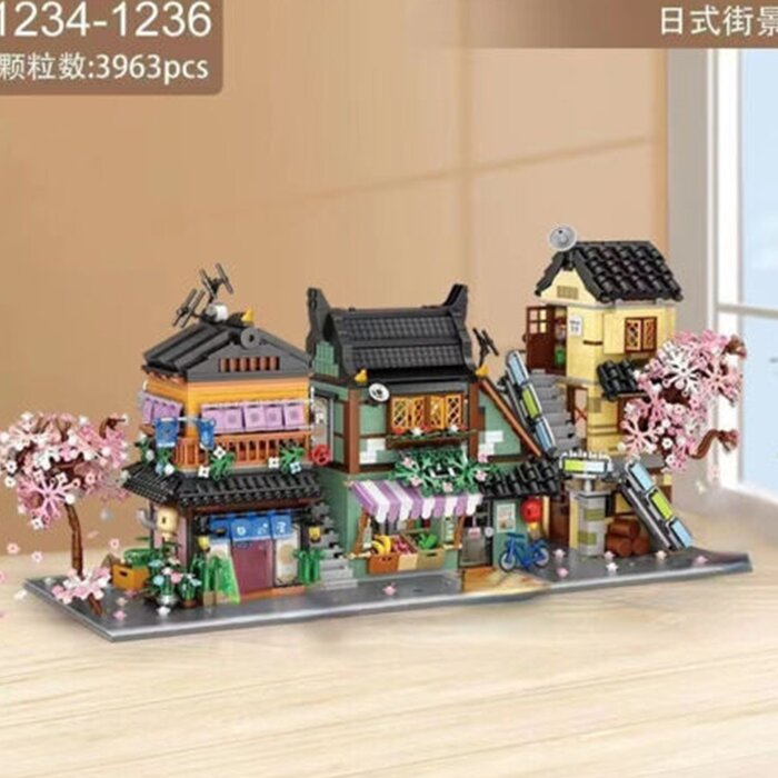 Loz Ideas Mini Block - Noodle House - 31 x 23 x 9 cm