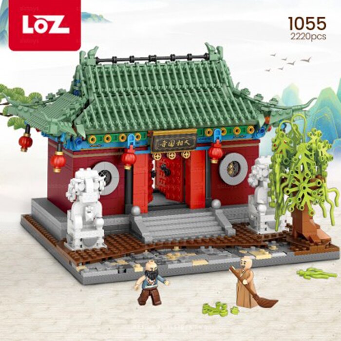 Loz Mini Blocks - Qingming Upper River Map - Shokokuji Temple - 40 x 28 x 9.5cm