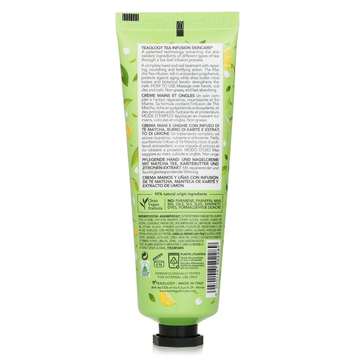 Matcha Lemon Tea Hand & Nail Cream - 75ml/2.5oz