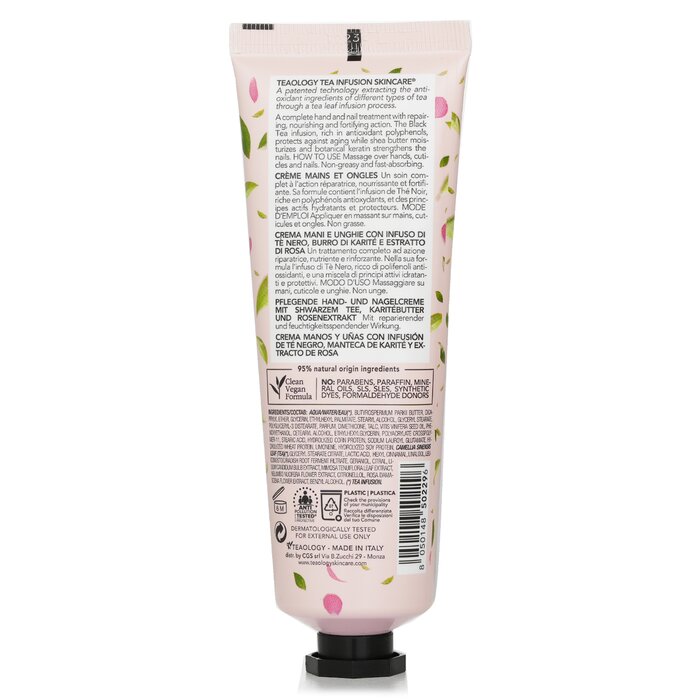 Black Rose Tea Hand & Nail Cream - 75ml/2.5oz