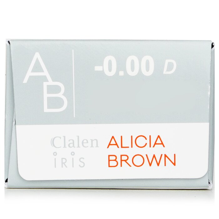 1 Day Iris Alicia Brown Color Contact Lenses -0.00 - 30pcs