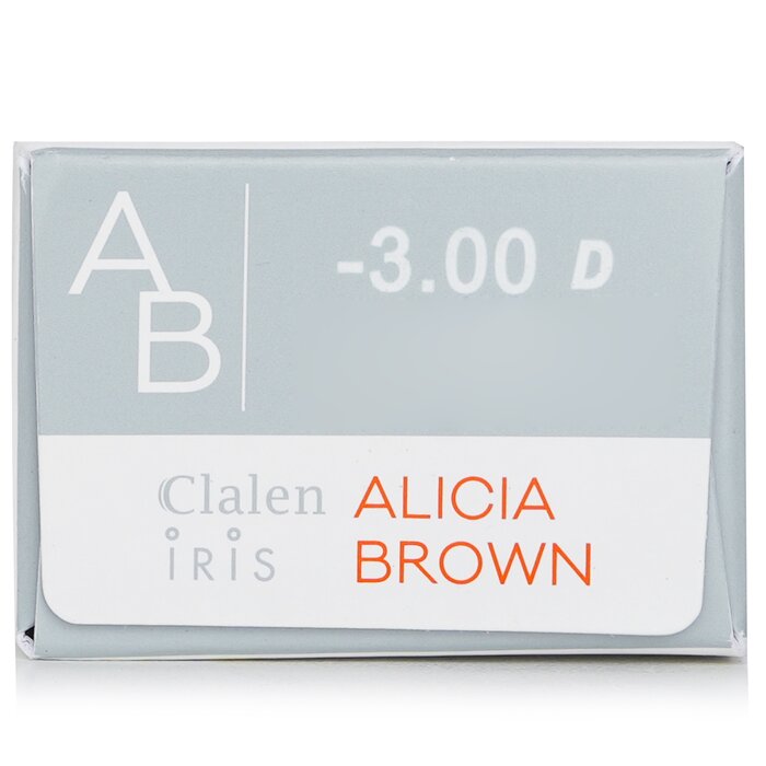 1 Day Iris Alicia Brown Color Contact Lenses - - 3.00 - 30pcs