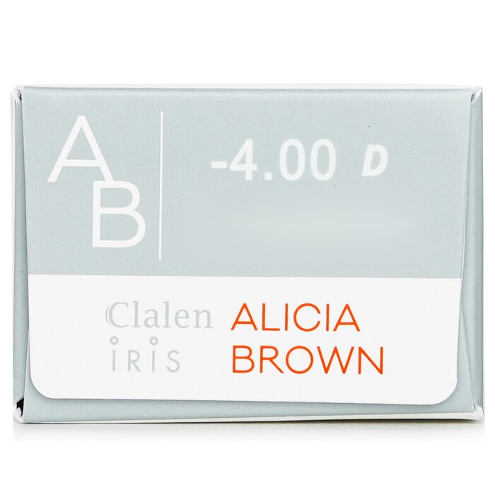 1 Day Iris Alicia Brown Color Contact Lenses - - 4.00 - 30pcs