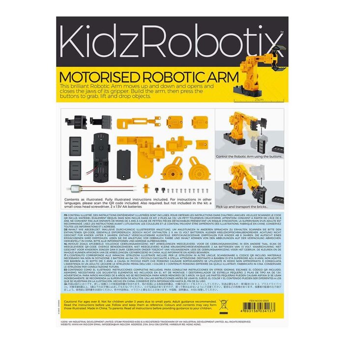 Kidzrobotix/motorised Robotic Arm - 38x28x22mm