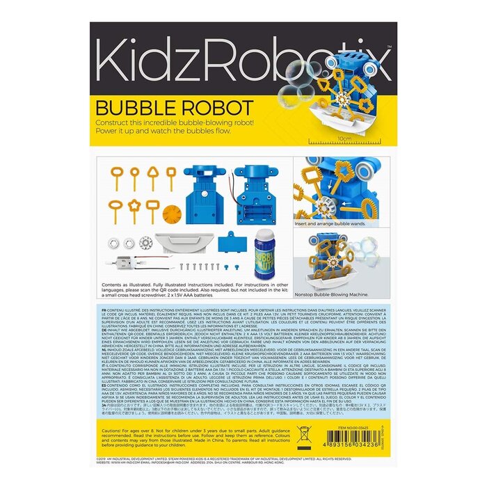 Kidzrobotix/bubble Robot - 39x17x25mm