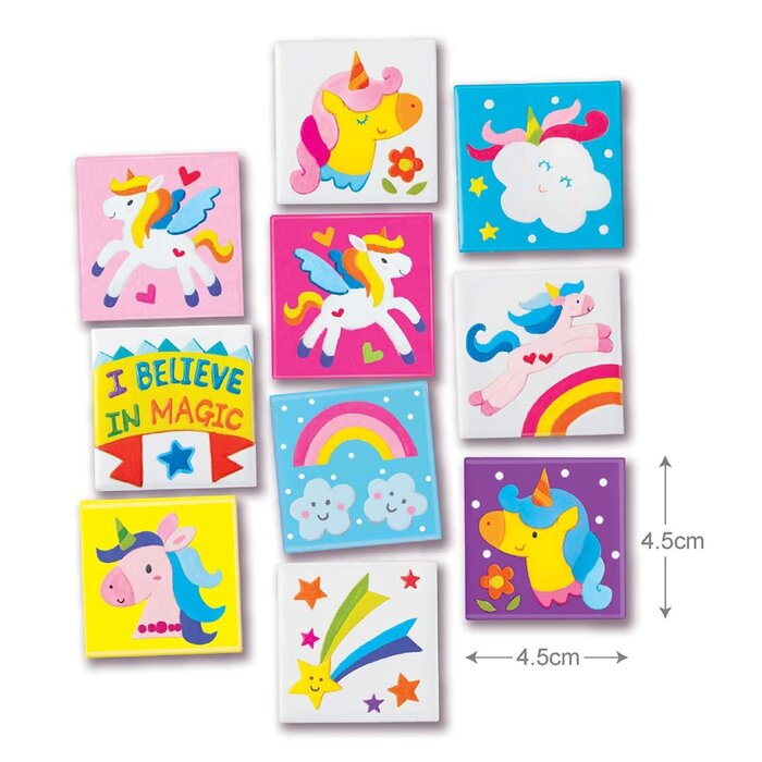 Unicorns Mini Tile Art - 32x19x22mm